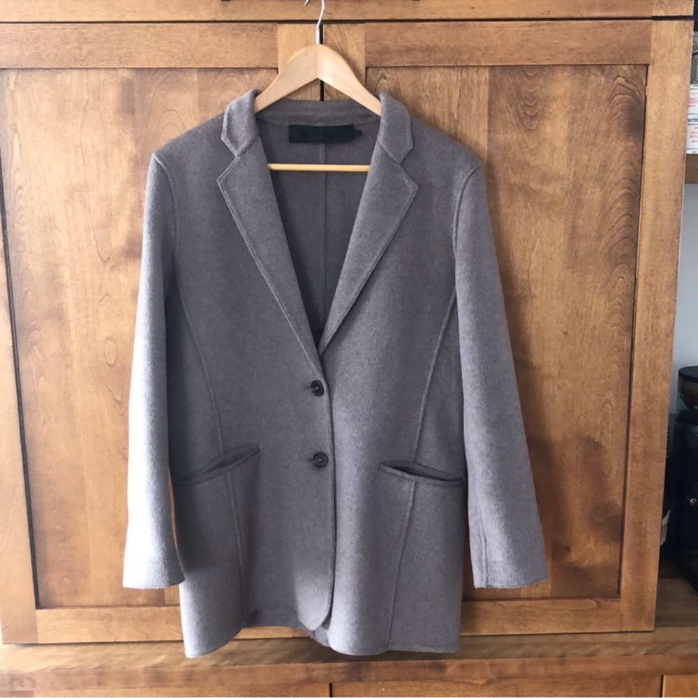 Jenni Kayne Taupe Sweater Blazer